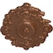 Ekena Millwork Strasbourg Ceiling Medallion, Hand-Painted Polished Copper, 30 1/2"W x 20"H x 1 1/2"P CM30SGPOS - alternate 2